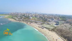  شاهد: تصوير جوّي لشاطئ بحر الجبلية بيافا